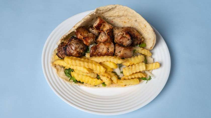Chicken Souvlaki & Sheftalia