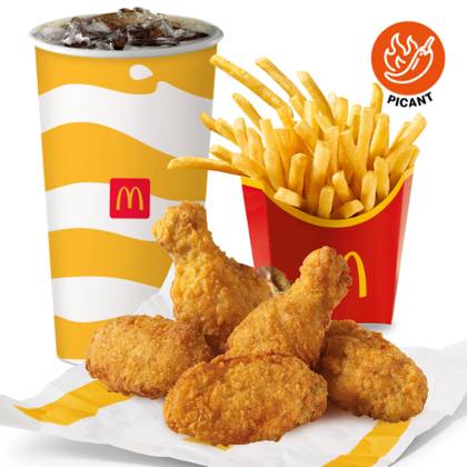 Large 5 Chicken Wings Meal