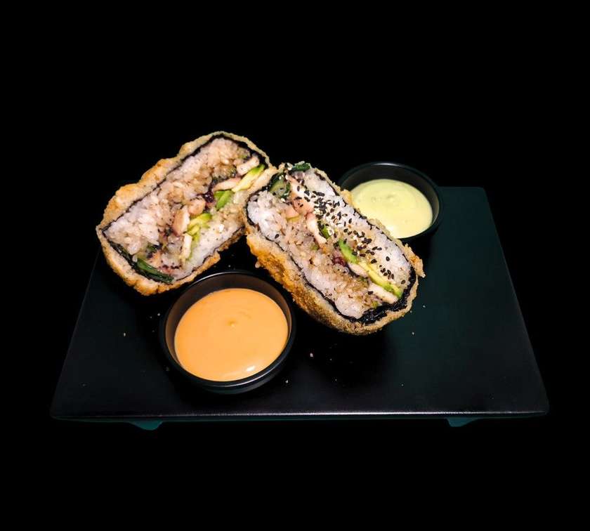 Octopus Sushi Burger