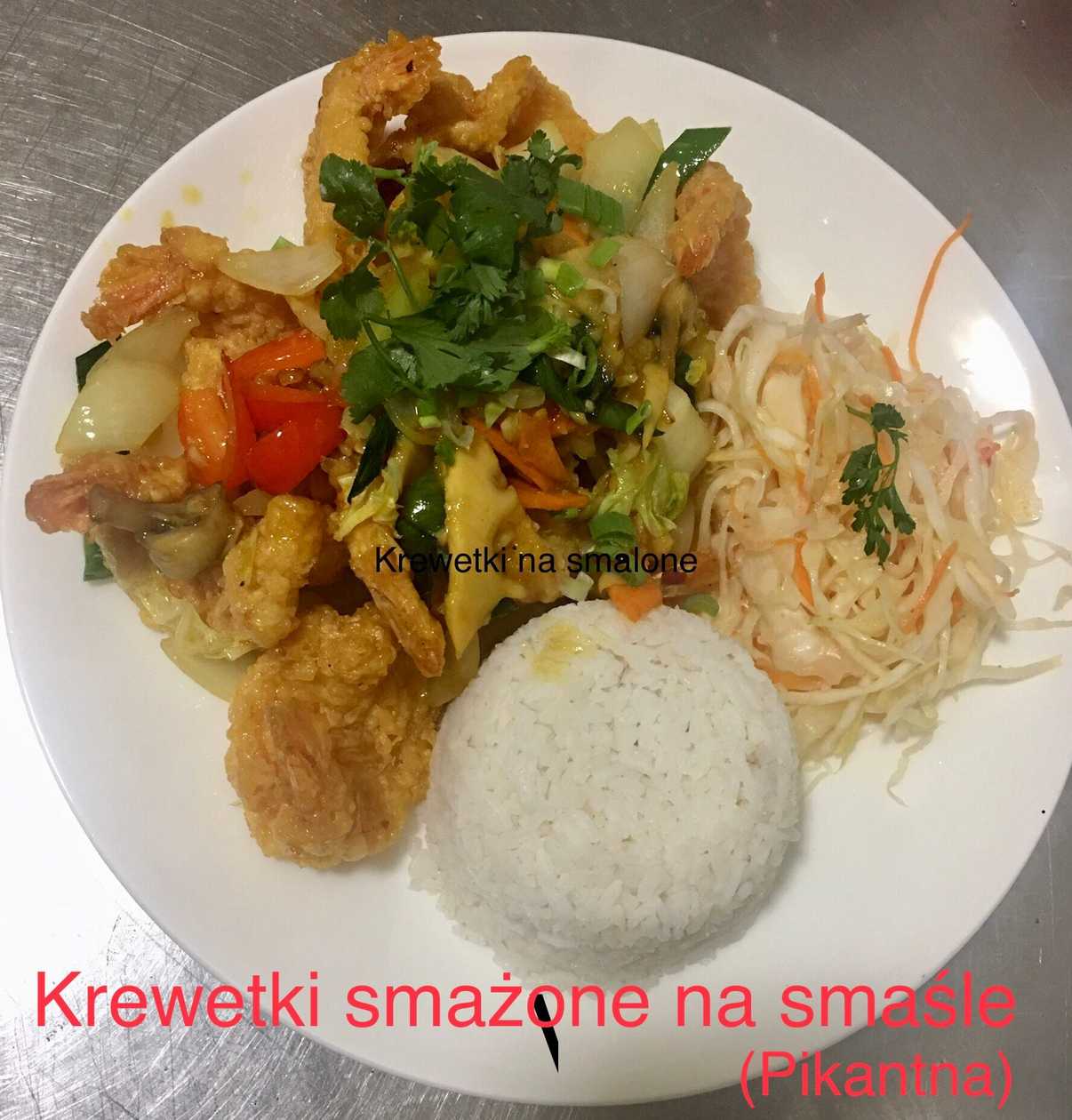 Krewetki Smażone na Maśle