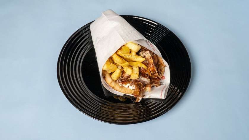 Pork Gyros Greek Pita