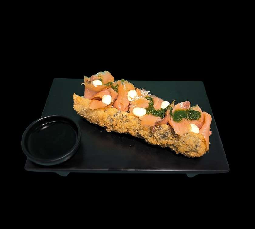 Smoked Salmon Sushidog