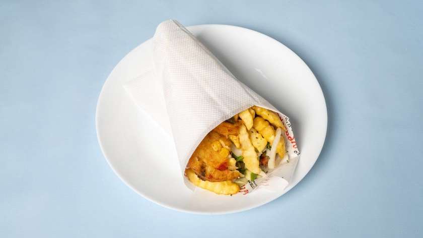 Veggie Patty Greek Pita