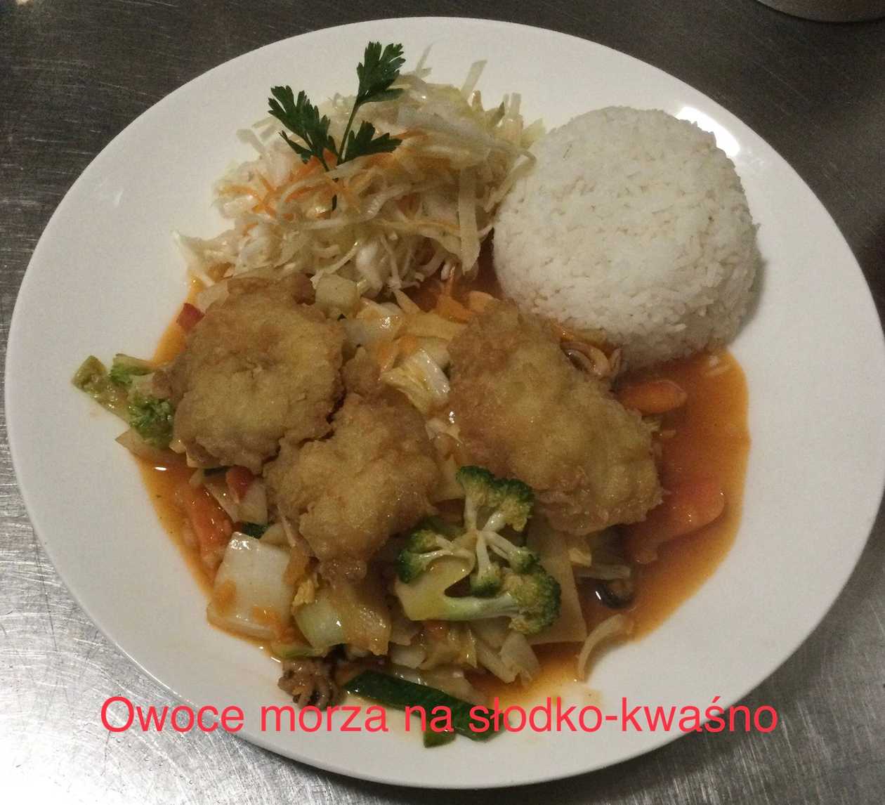 Owoce Morza na Słodko-Kwaśno