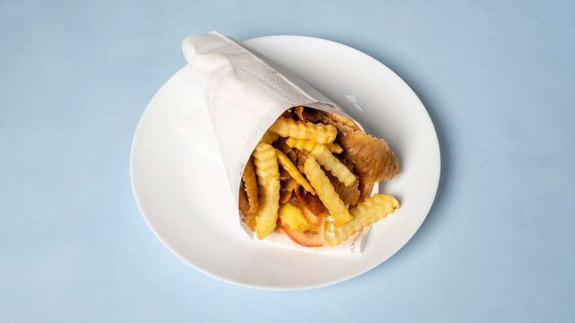 Beef Gyros Greek Pita