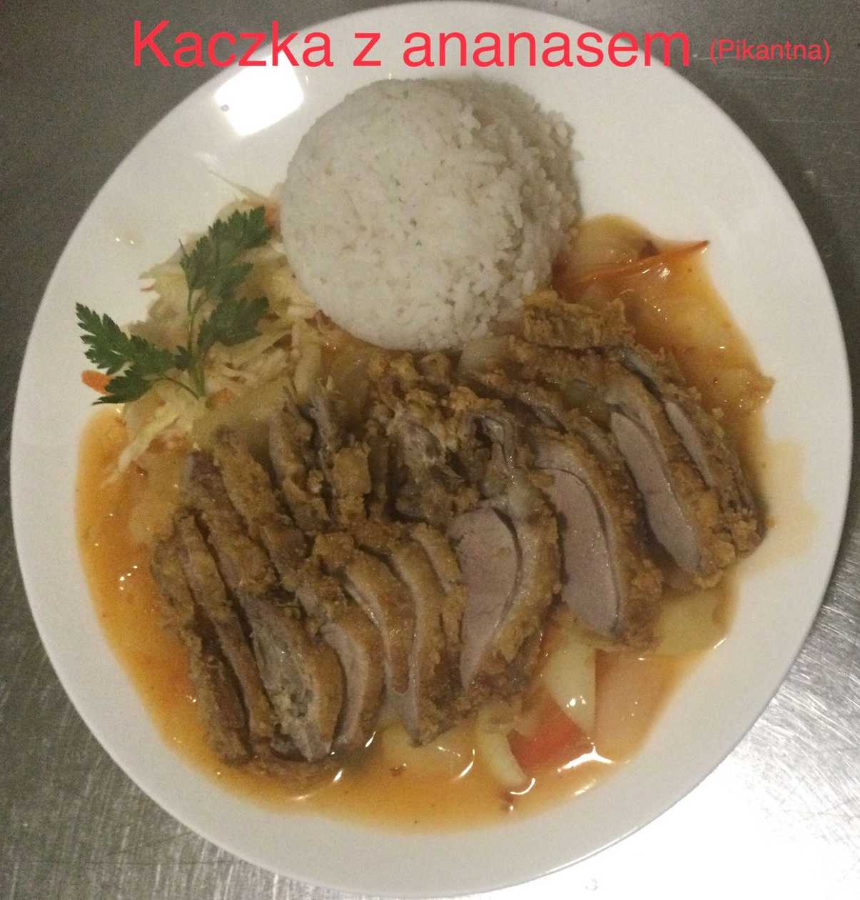 Kaczka z Ananasem