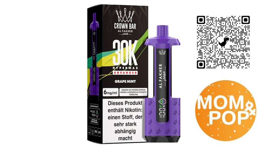 Al Fakher 30K Hypermax / Grape Mint