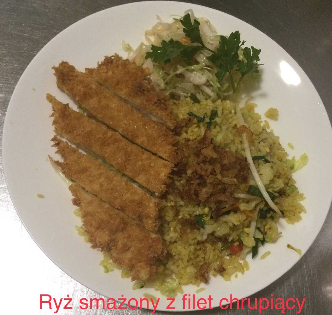Ryż Smażony z filet chrupiący