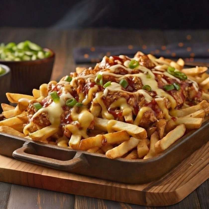 Loaded fries Pork BBQ