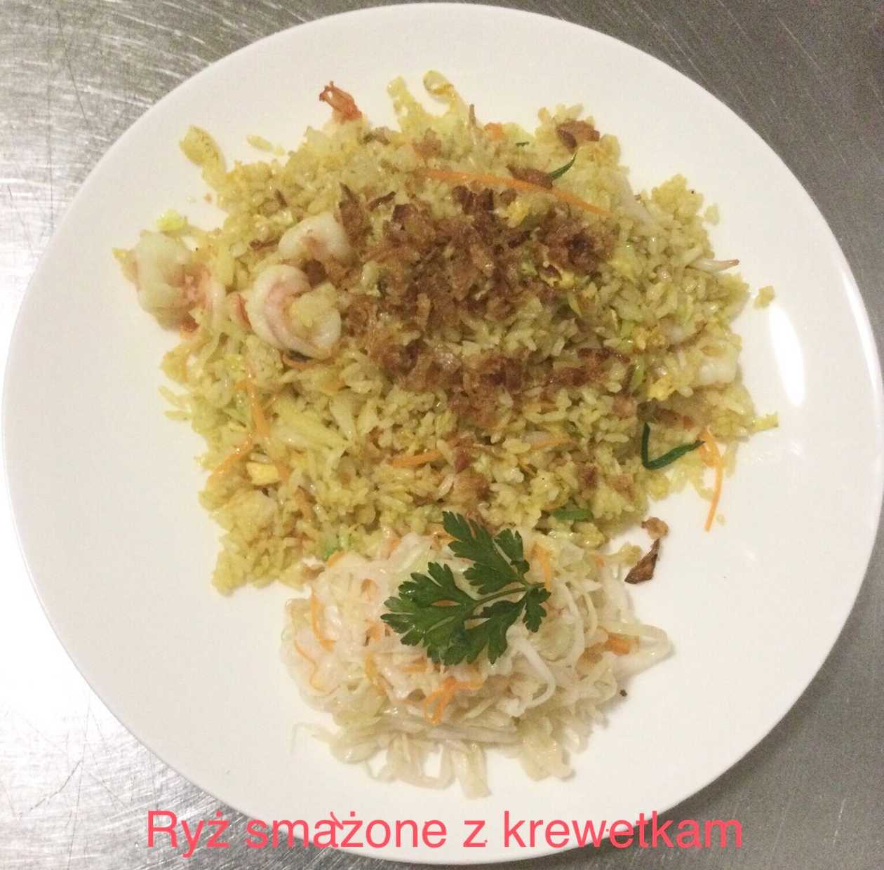 Ryż Smażony z Krewetkami