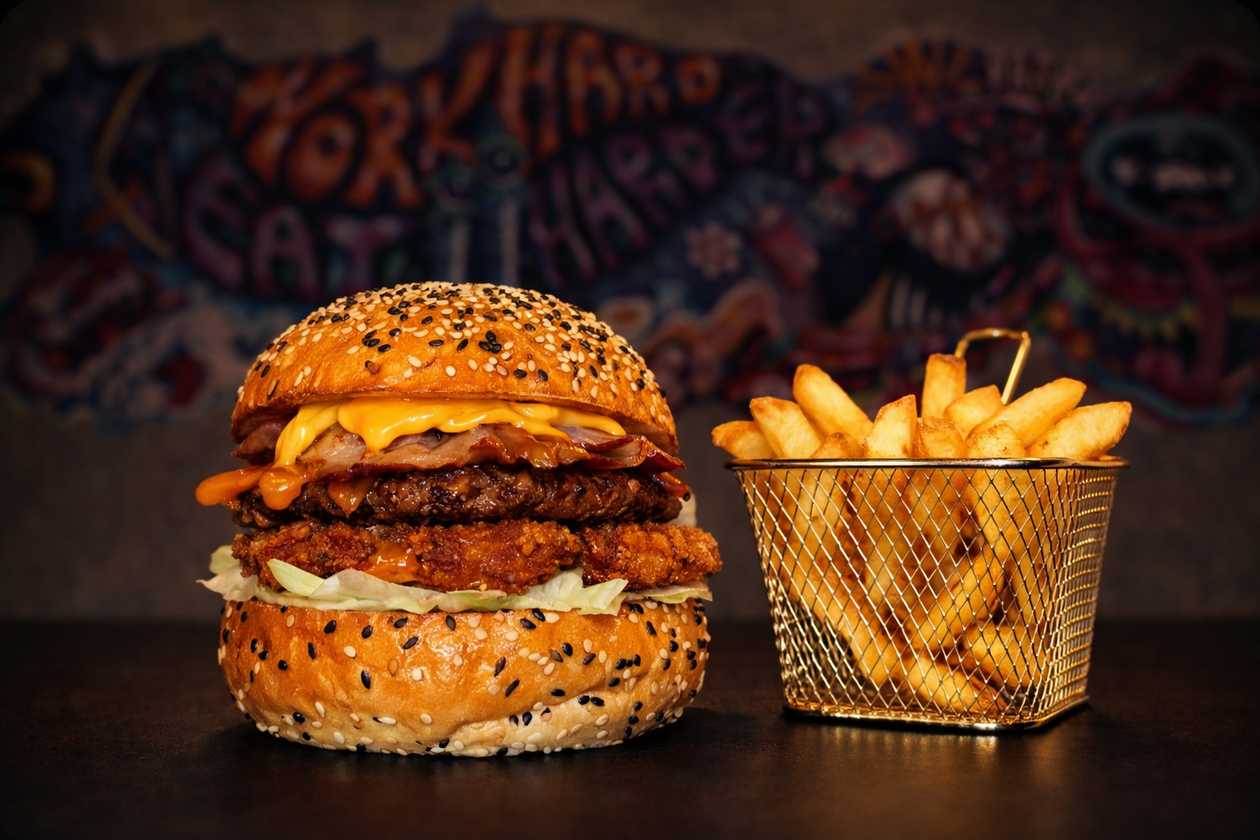 Nacho Burger Menu
