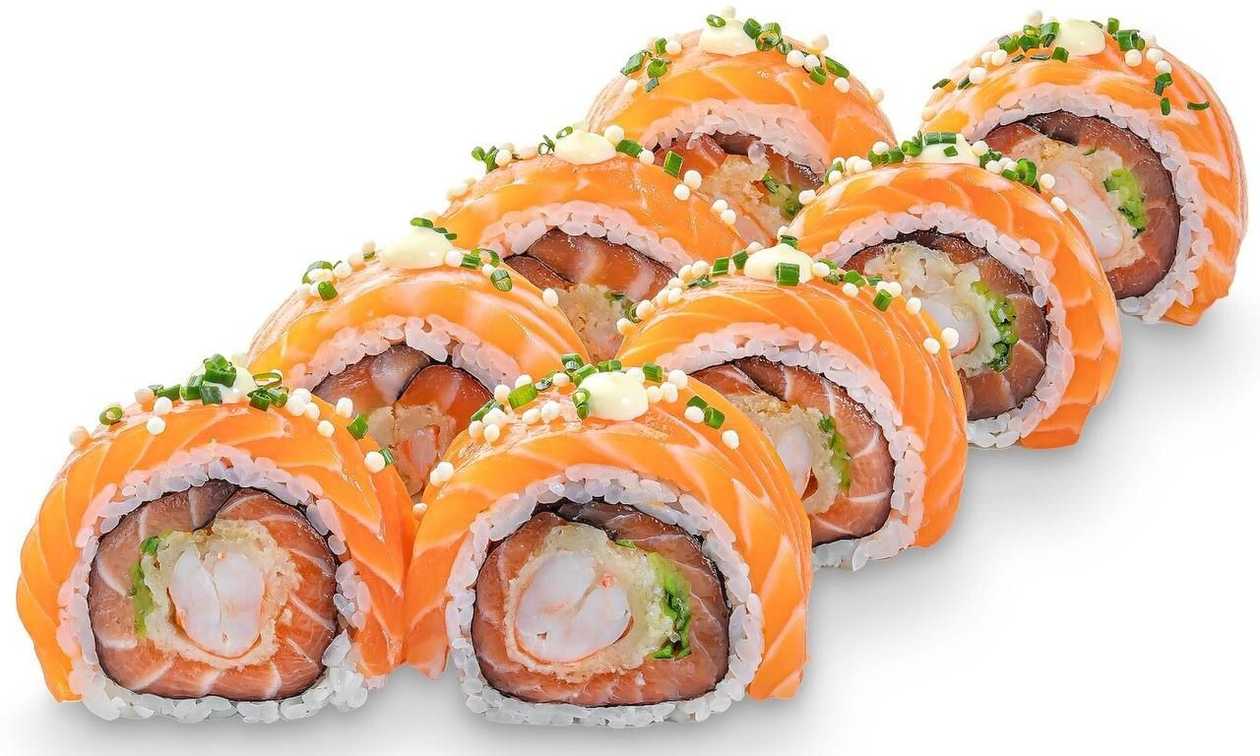 Double salmon roll