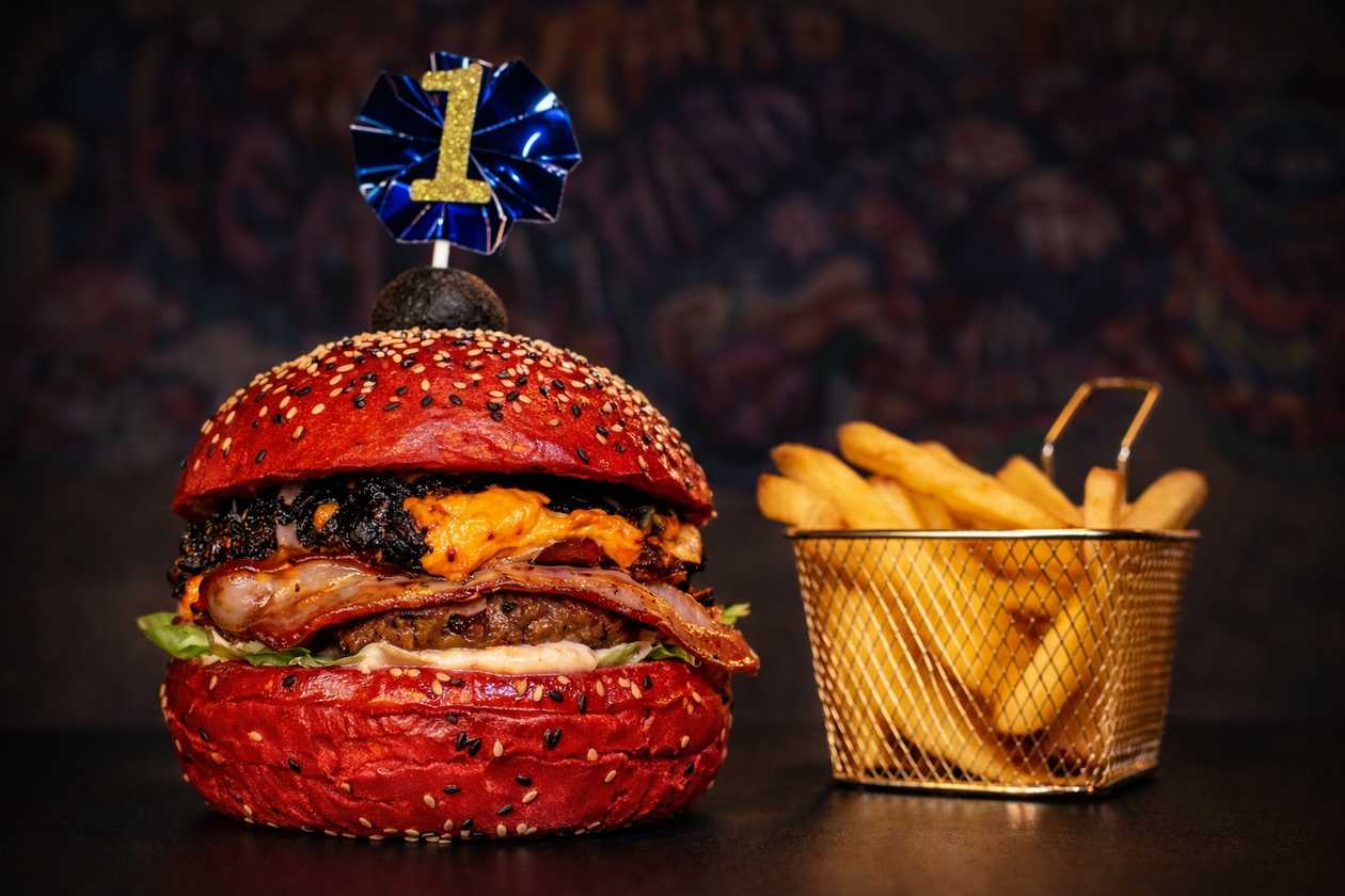 Birthday Burger Menu