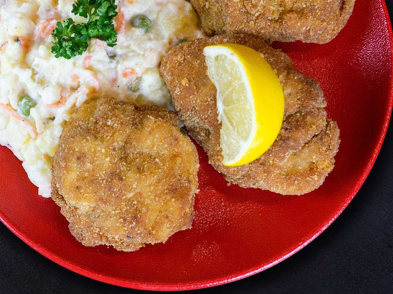 Smažené řízečky z vepřové panenky