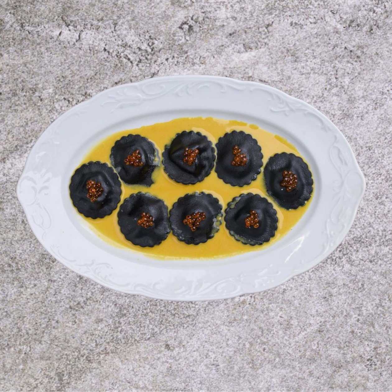 Domácí sépiové ravioly