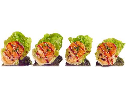 TACOS TARTARE WITH PRAWNS