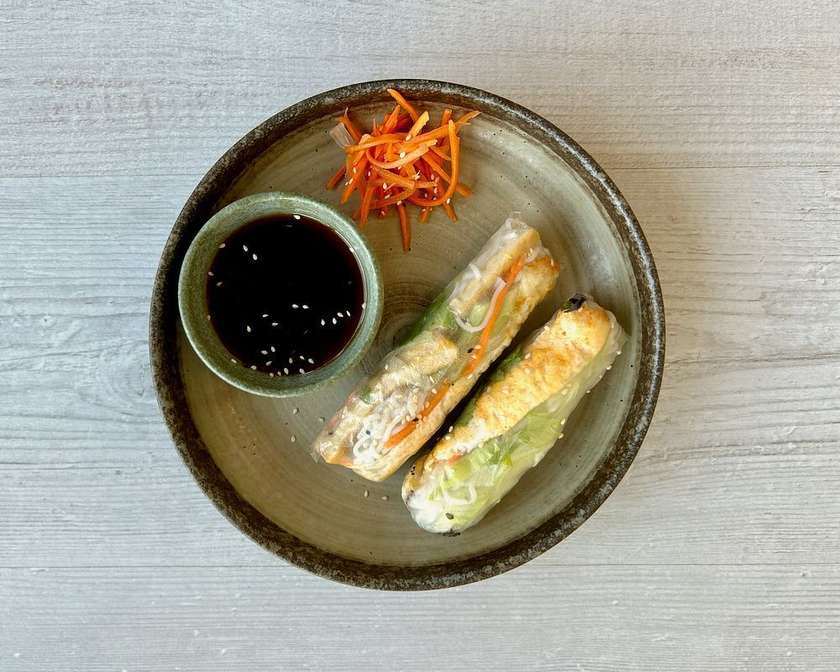 letní závitky s tofu