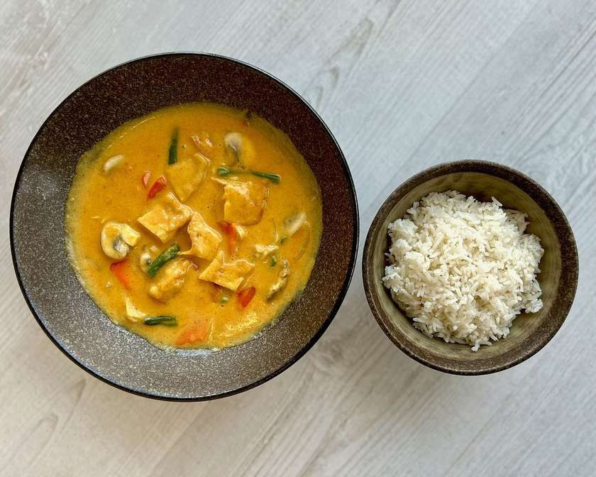 Žluté Kari s Tofu