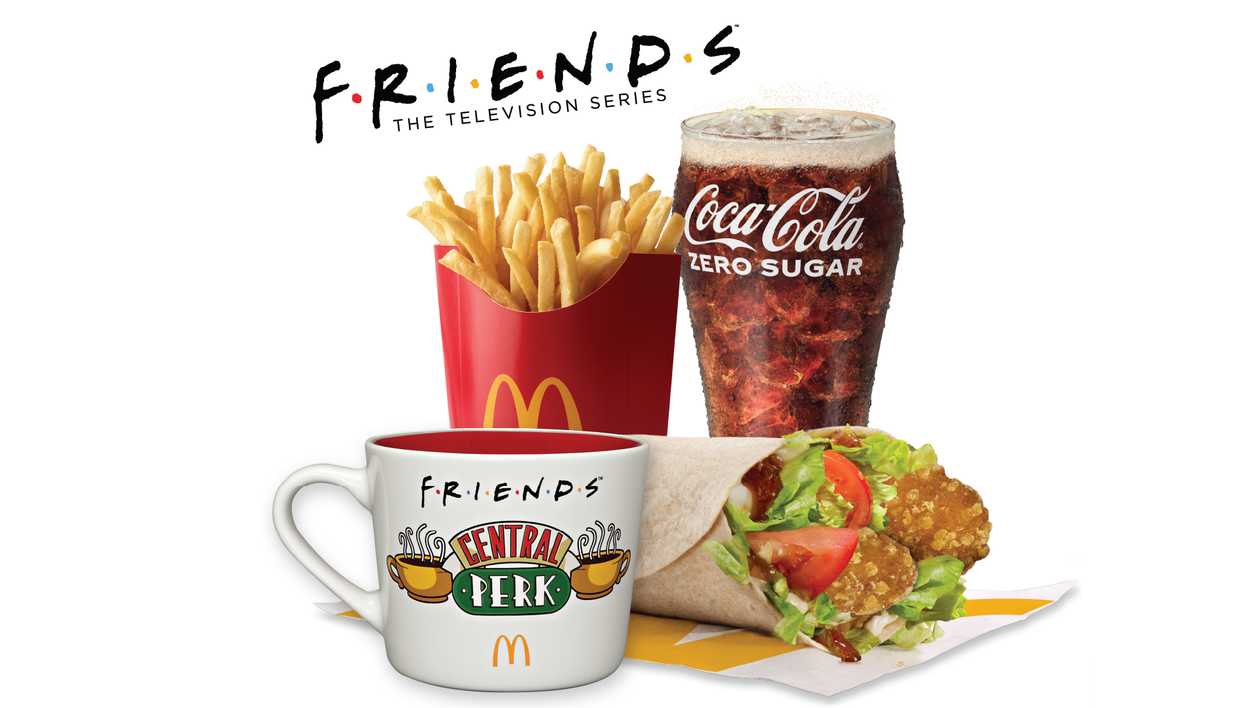 Large Chicken Wrap Meal + Friends Mug