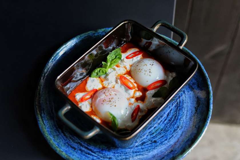 Шакшука з ковбасками