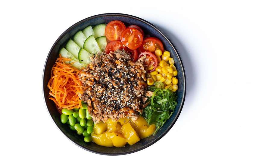 Poke teriyaki lõhega