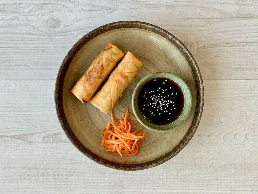 vegetariánské jarní závitky