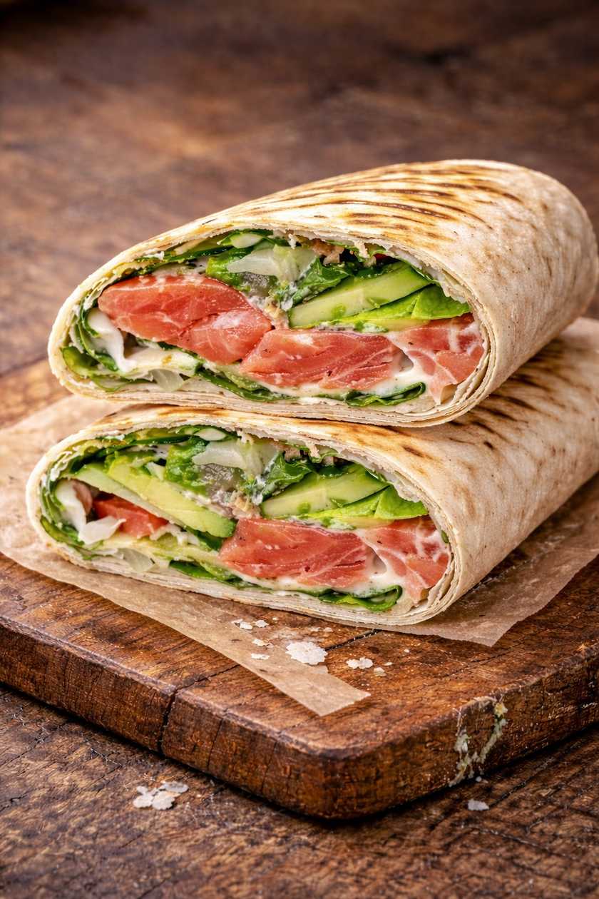 Shawarma with Salmon