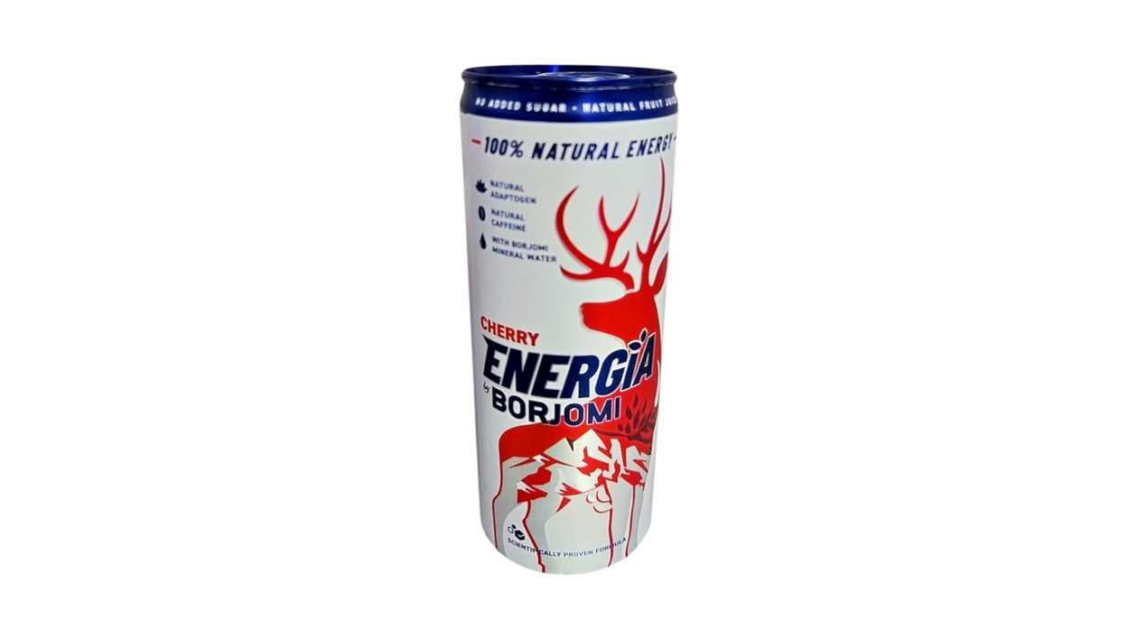 Energy Borjomi 0.24 can cherry