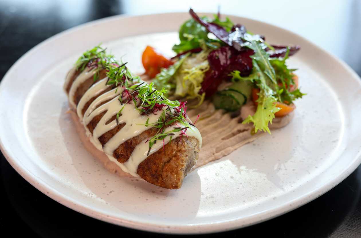 Гречаник з кремом з цвітної капусти