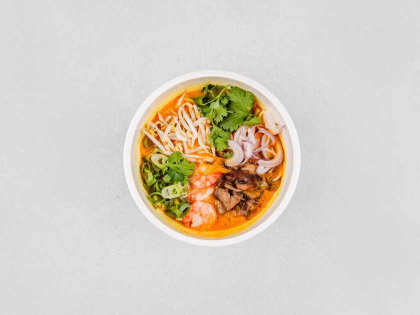 Tom ka kokosová polievka s krevetami