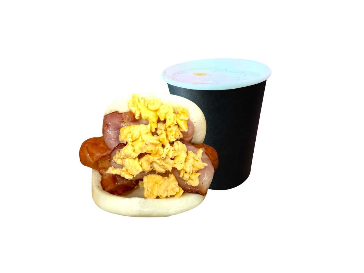 Coffee + Breakfast Bao Bun