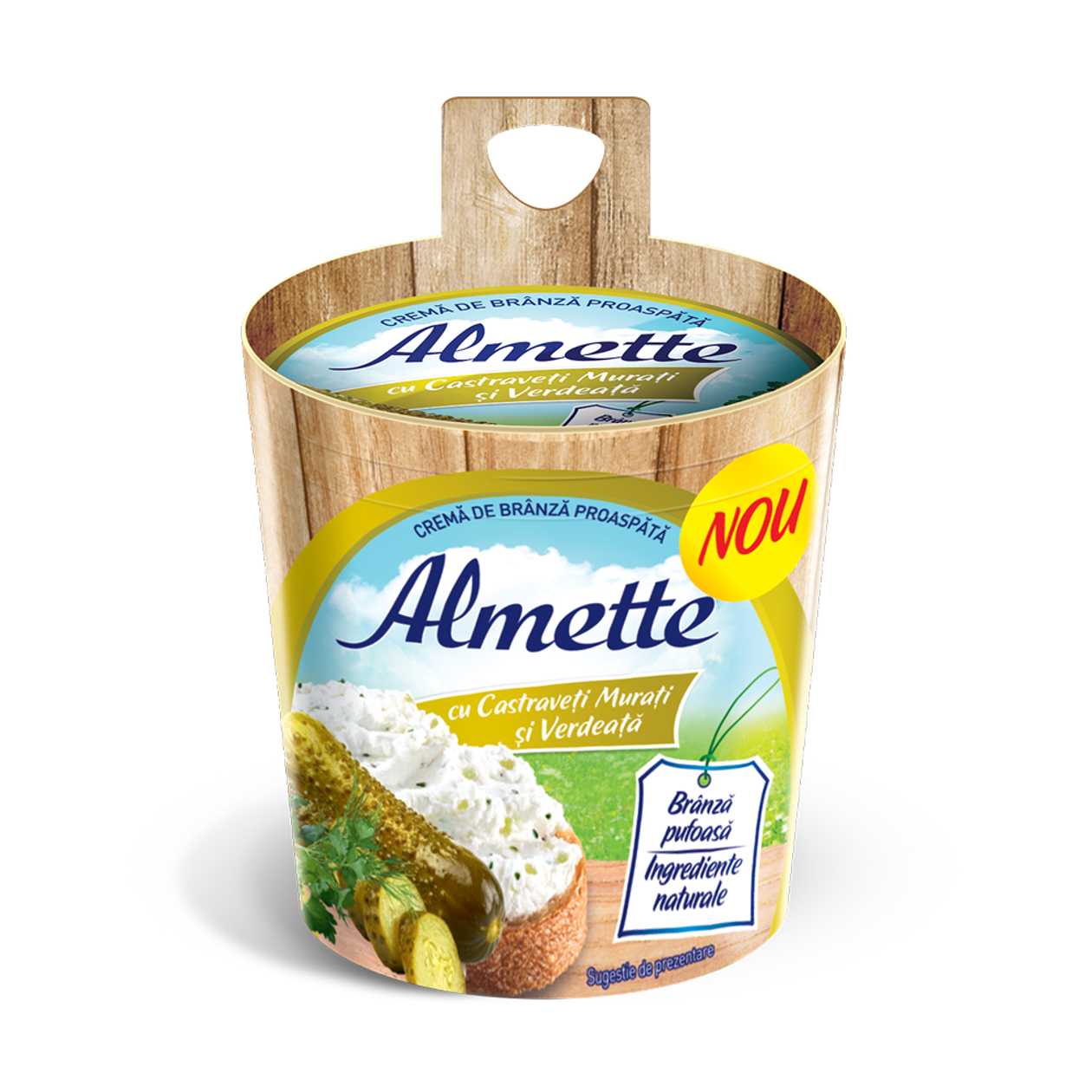 Almette, Pickled Cucumbers And Herbs, 150 g (expires soon)