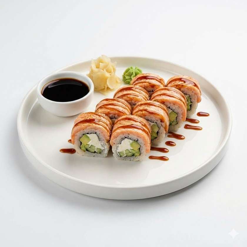 Grilovane Losos Roll