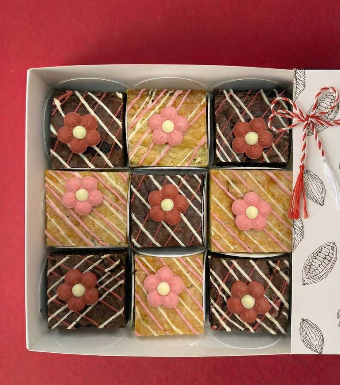 Mărțișor brownie - cutie 6 buc.