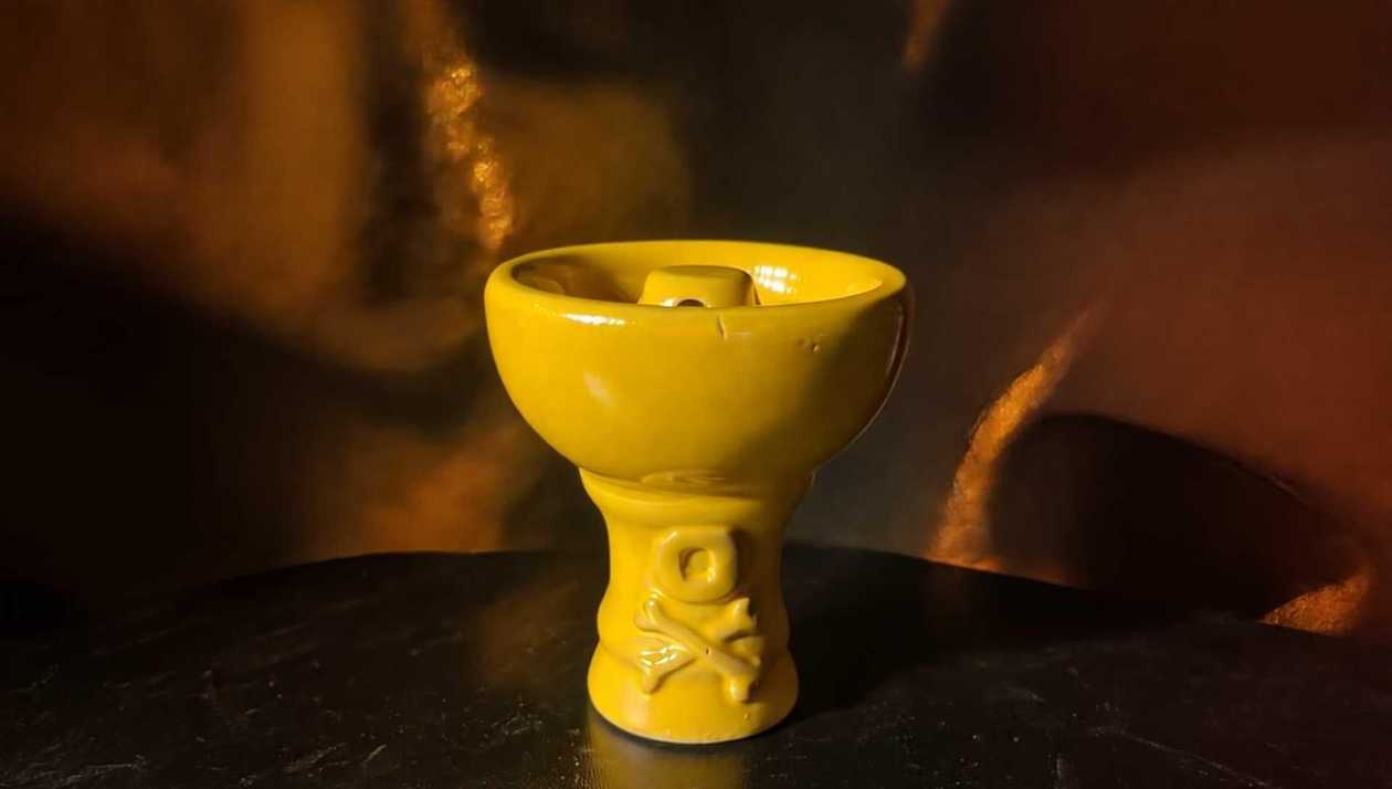 Overdozz qəlyan çəşkası (bowl)-Sarı