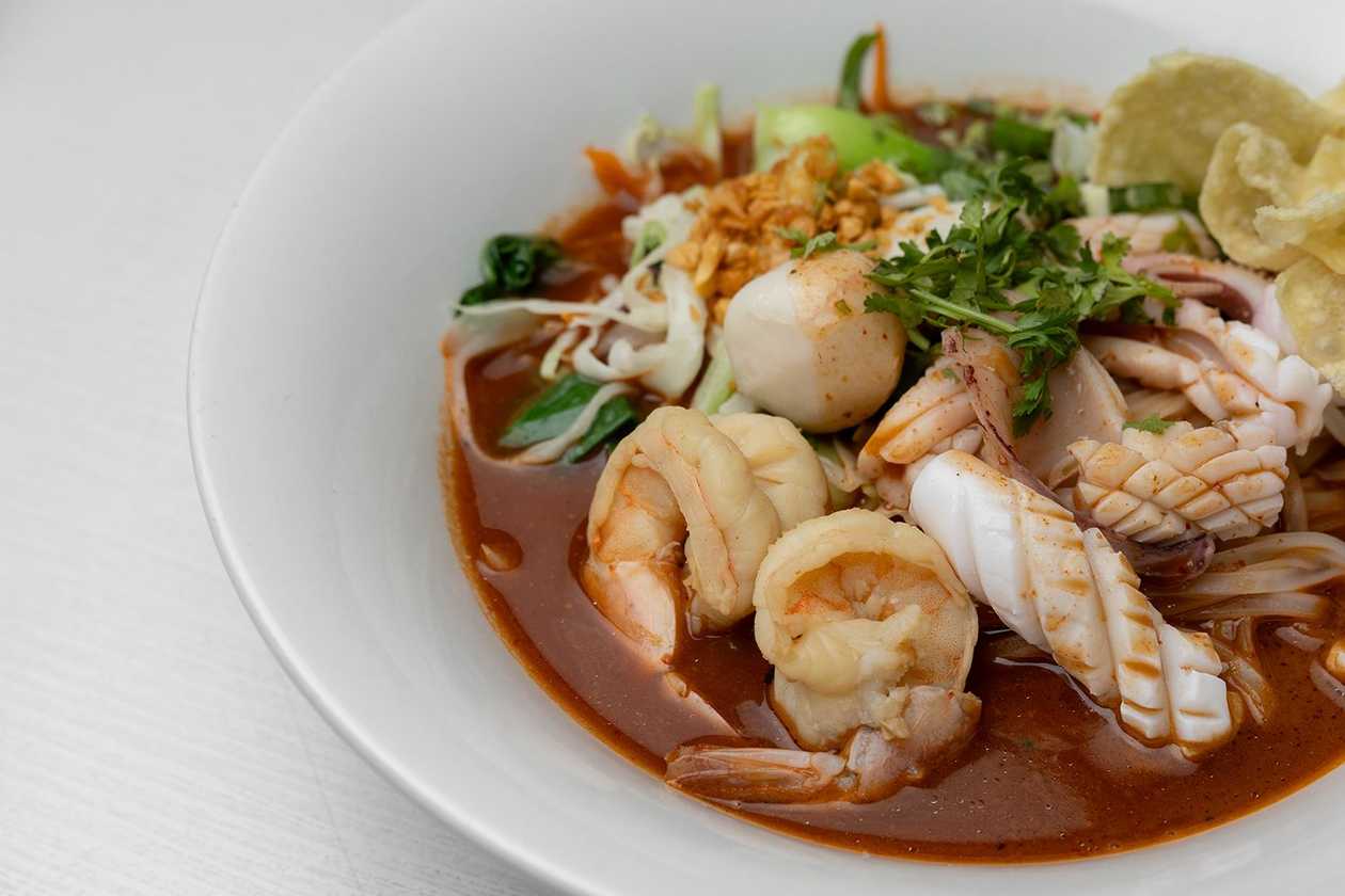 Yentafo Seafood Noodle Soup