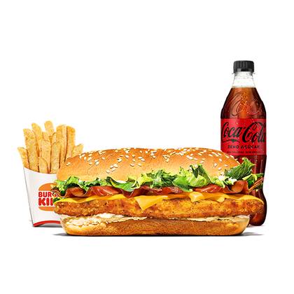 Long Chicken® with Cheese and Bacon Menu Grande