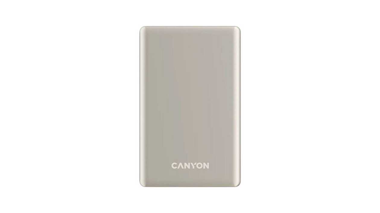 Power Bank Canyon OnPower 505 slim Magnetic 5000 mAh PD20W Beige