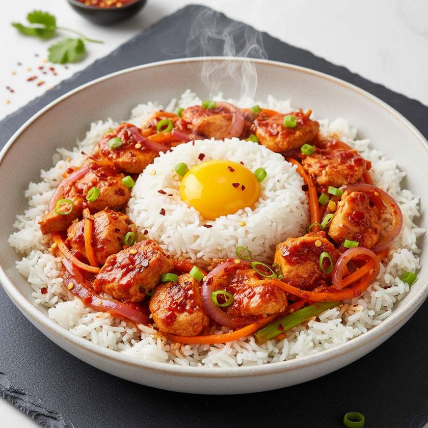 Ryż Chilli Chicken