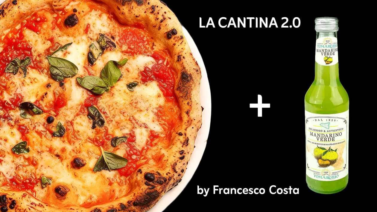 Pizza Margherita + Siciliana Limonade