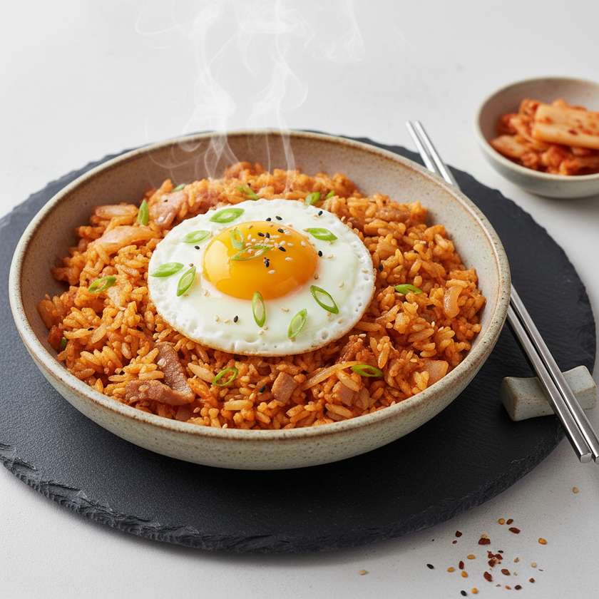 Ryż Smażony z Kimchi i Boczkiem