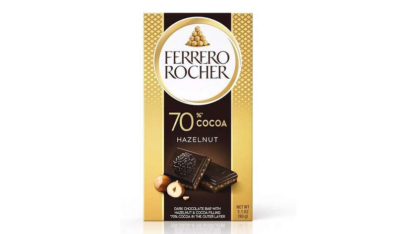 Ferrero Rocher 70% Cacao Dark Hazelnut 90 GR
