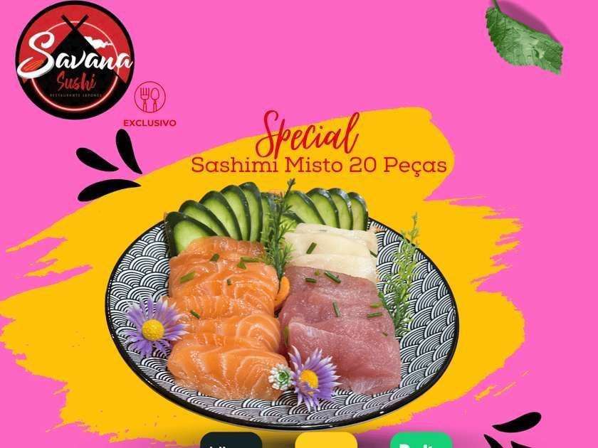 mixed Sashimi 20 Pieces