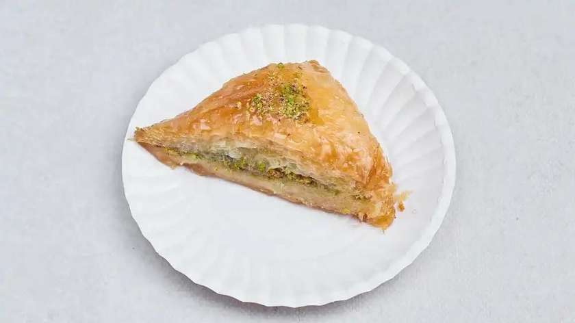 Baklawa pistacjowa.