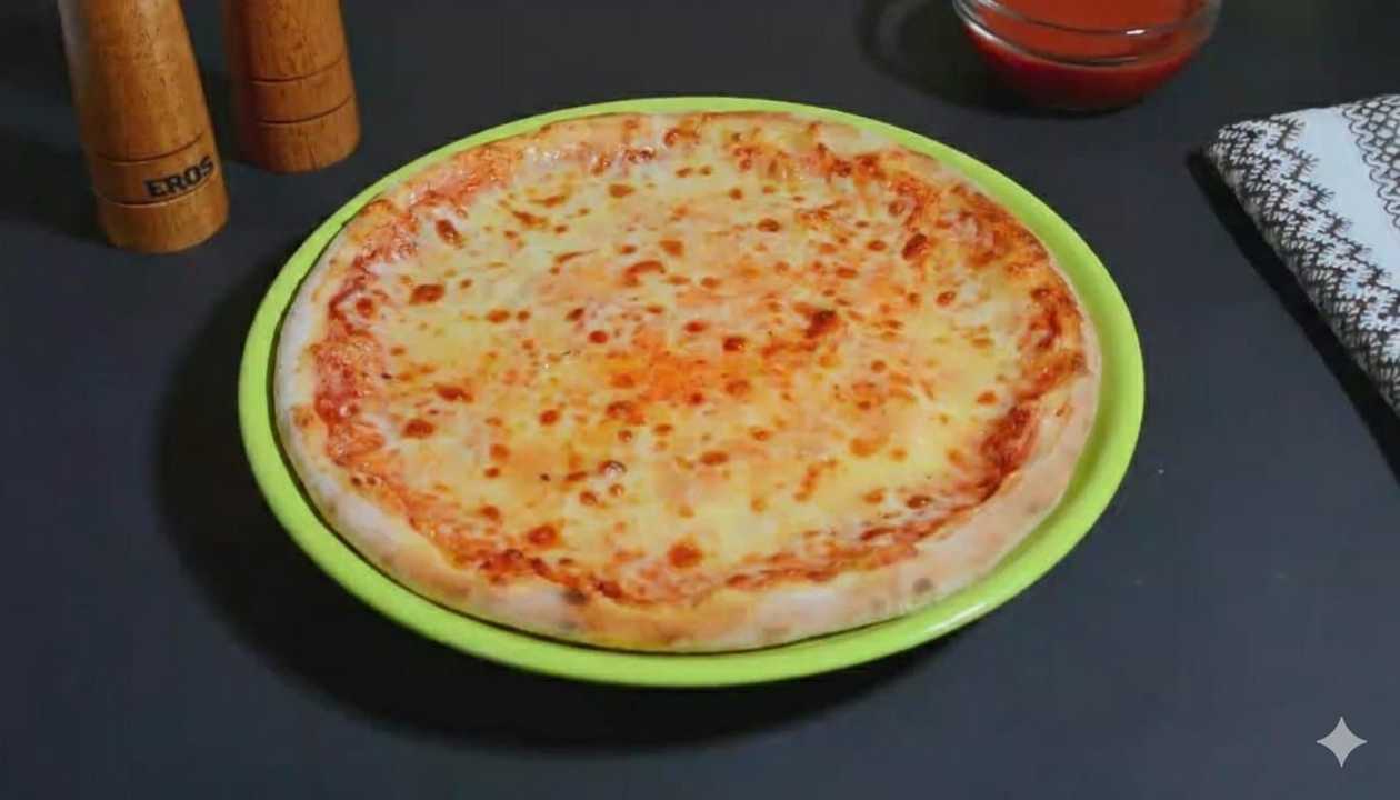 Pizza salami e funghi 40cm