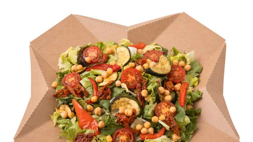 Salad with chickpeas