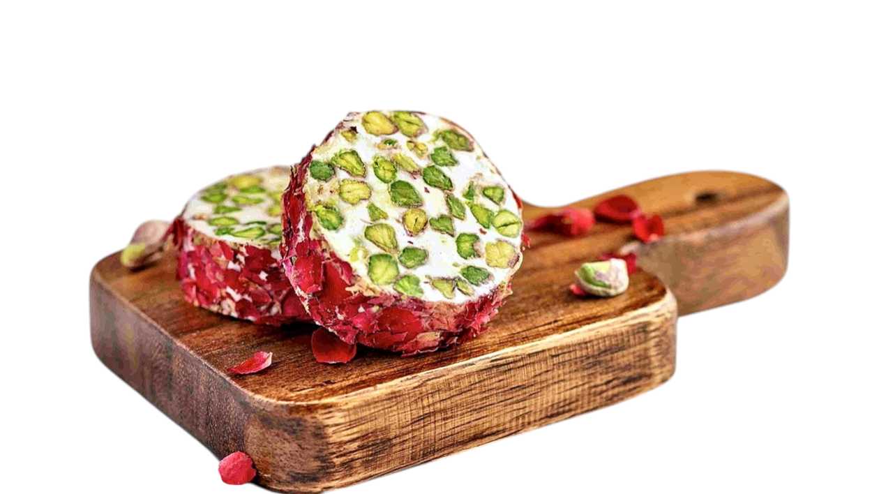 Ya Hala's Rose Flavoured Nougat 1kg نوغا و ملبن