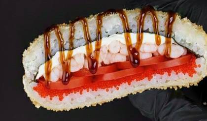 Suši tosts ar garnelēm