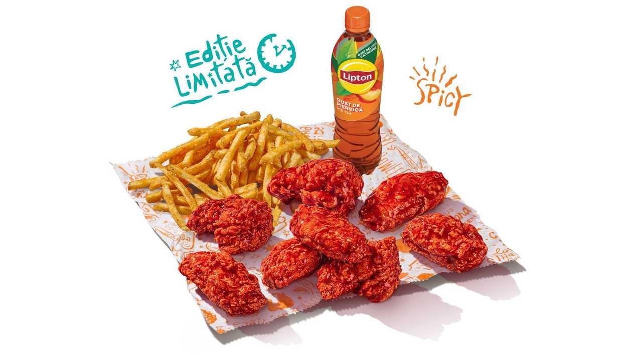 8 buc. Sauce´d Wings Meniu Mare