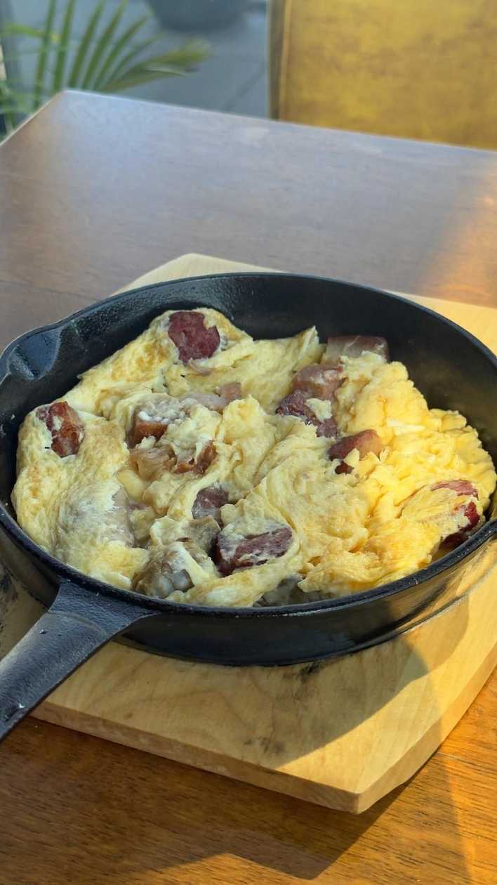 Papară cu carne la garniță